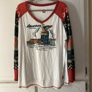 Double d ranch wear top  1x